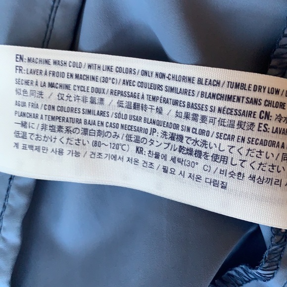 Abercrombie Blue Camouflage Windbreaker-Size 16 - Picture 8 of 9